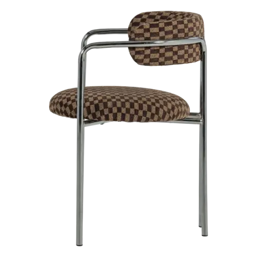 Woood Cuby Armstoel - Bruin