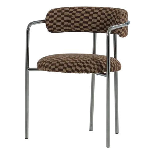 Woood Cuby Armstoel - Bruin