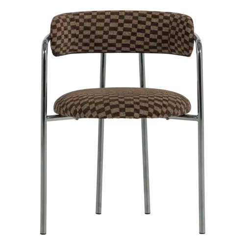 Woood Cuby Armstoel - Bruin