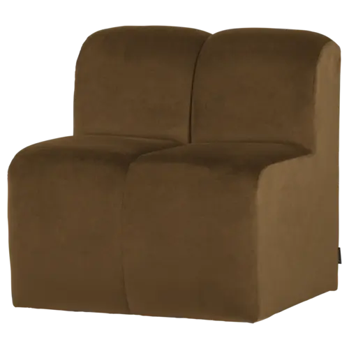 Woood Mojo Eetbank (84 cm) - Velvet Honinggeel