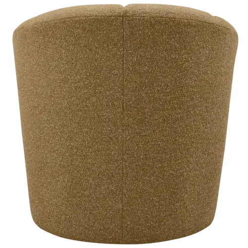 Woood Draaifauteuil Mojo - Bouclé Geel/Bruin Melange Woood Draaifauteuil Mojo - Bouclé Geel/Bruin Melange