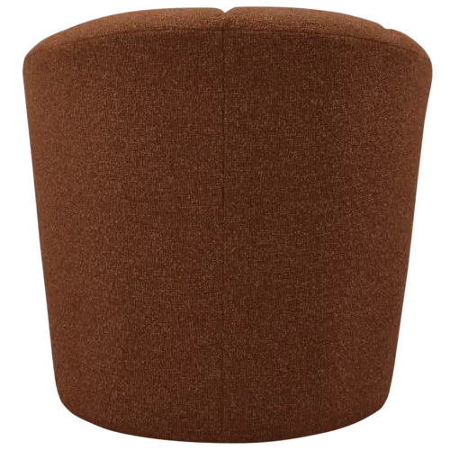 Woood Draaifauteuil Mojo - Bouclé Ecru Roestbruin Melange Woood Draaifauteuil Mojo - Bouclé Ecru Roestbruin Melange