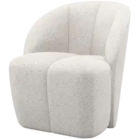 Draaifauteuil Mojo - Wollig Ecru