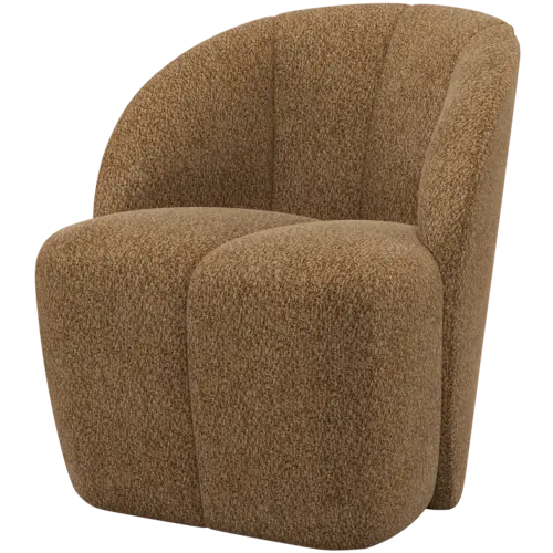 Woood Draaifauteuil Mojo - Wollig Honinggeel Woood Draaifauteuil Mojo - Wollig Honinggeel