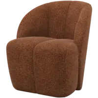 Draaifauteuil Mojo - Wollig Roestbruin