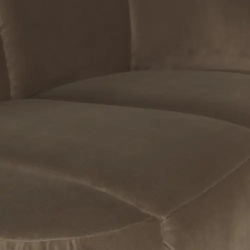 Woood Bankje Mojo Rechts - Velvet Taupe Woood Bankje Mojo Rechts - Velvet Taupe