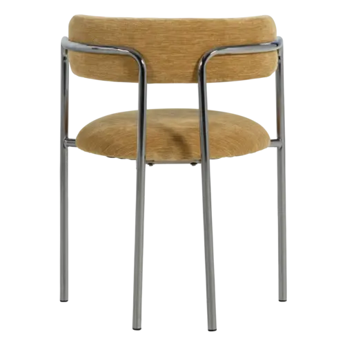 Woood Cuby Armstoel - Lichtgeel