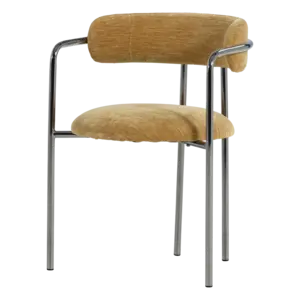 Woood Cuby Armstoel - Lichtgeel Woood Cuby Armstoel - Lichtgeel