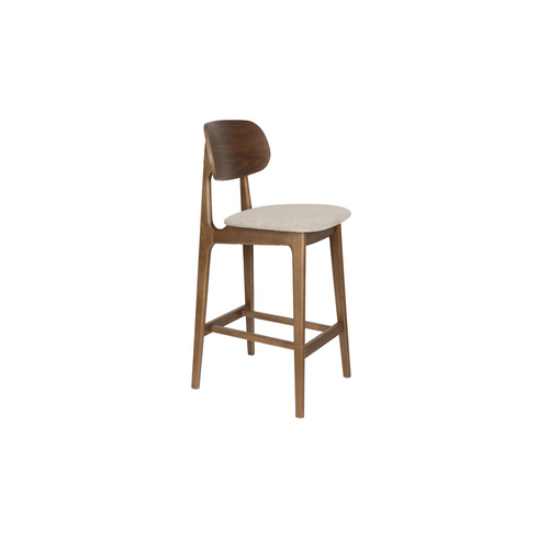 Zuiver Marais Barstoel -Wood/ Beige