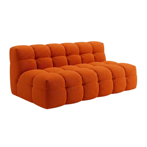 COMF Collection Toonzaalmodel Soho zetel - Opstelling: 3-zit zonder armen (stand alone) - Stof: Juke Oranje 25 (cat. 8) COMF Collection Toonzaalmodel Soho zetel - Opstelling: 3-zit zonder armen (stand alone) - Stof: Juke Oranje 25 (cat. 8)