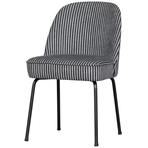 Woood Toonzaalmodel Stoel Vogue - Velvet Streepjes Woood Toonzaalmodel Stoel Vogue - Velvet Streepjes