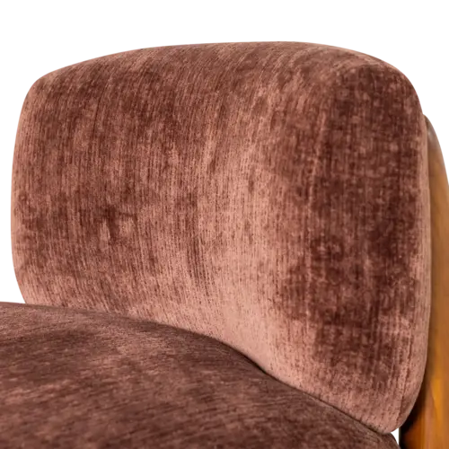 Woood Runi Fauteuil - Paars/Bruin Woood Runi Fauteuil - Paars/Bruin