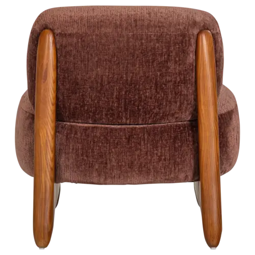 Woood Runi Fauteuil - Paars/Bruin Woood Runi Fauteuil - Paars/Bruin