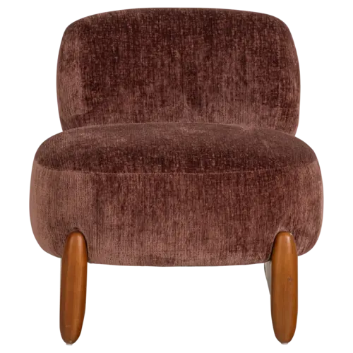 Woood Runi Fauteuil - Paars/Bruin Woood Runi Fauteuil - Paars/Bruin