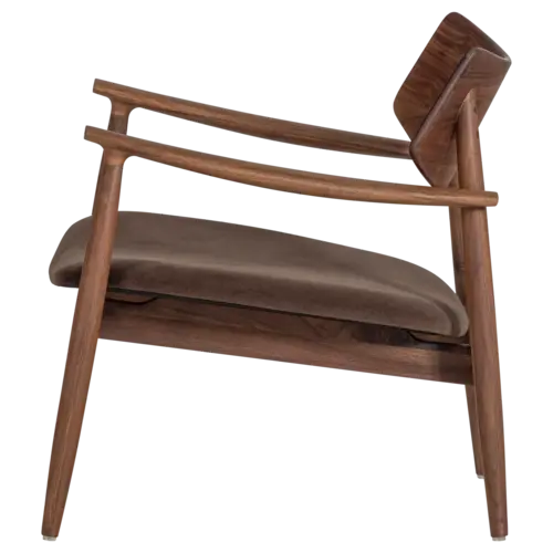 Woood Bask Fauteuil - Walnoothout Bruin Woood Bask Fauteuil - Walnoothout Bruin