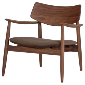 Woood Bask Fauteuil - Walnoothout Bruin