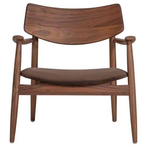 Woood Bask Fauteuil - Walnoothout Bruin Woood Bask Fauteuil - Walnoothout Bruin