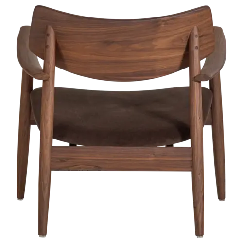 Woood Bask Fauteuil - Walnoothout Bruin Woood Bask Fauteuil - Walnoothout Bruin