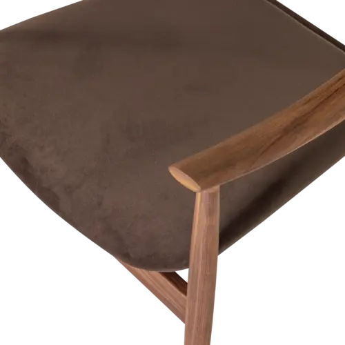 Woood Bask Fauteuil - Walnoothout Bruin Woood Bask Fauteuil - Walnoothout Bruin
