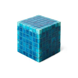 HKliving Tiled Side Table - Turquoise