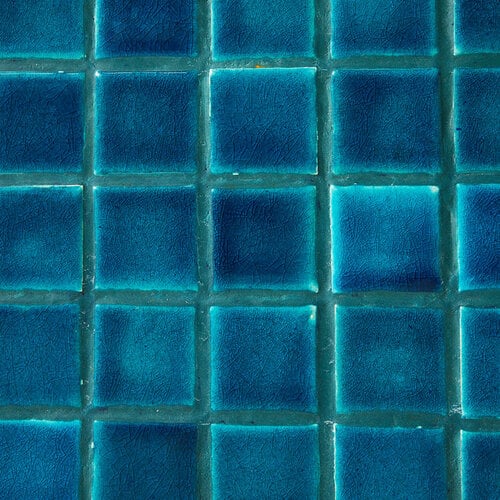 HKliving Tiled Side Table - Turquoise