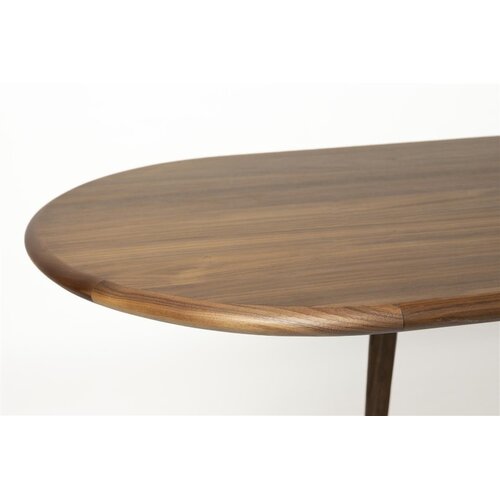 Zuiver Uitschuifbare Tafel Ovaal - Twist Walnut Zuiver Uitschuifbare Tafel Ovaal - Twist Walnut