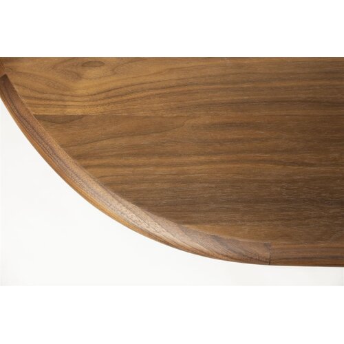 Zuiver Uitschuifbare Tafel Ovaal - Twist Walnut Zuiver Uitschuifbare Tafel Ovaal - Twist Walnut