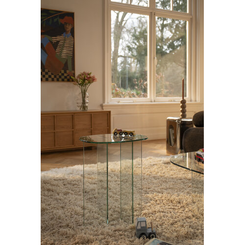 Dutchbone Bijzettafel Linea - Transparant Dutchbone Bijzettafel Linea - Transparant