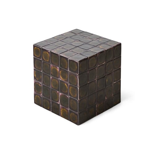 HKliving Tiled Side Table - Olives HKliving Tiled Side Table - Olives