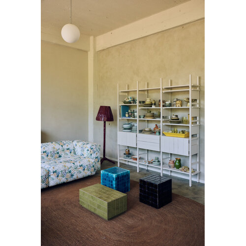 HKliving Tiled Side Table - Olives HKliving Tiled Side Table - Olives
