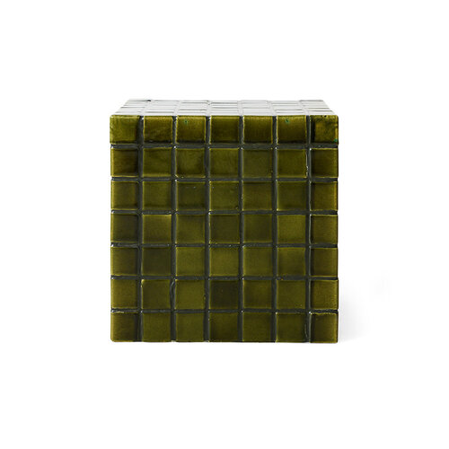 HKliving Tiled Side Table - Moss HKliving Tiled Side Table - Moss