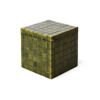 Tiled Side Table - Moss