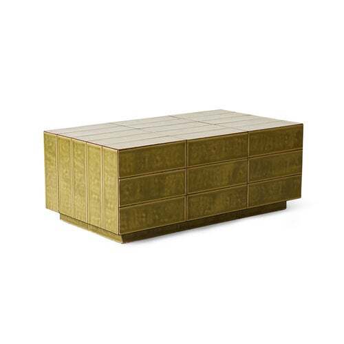 HKliving Tiled Coffee Table - Sage HKliving Tiled Coffee Table - Sage