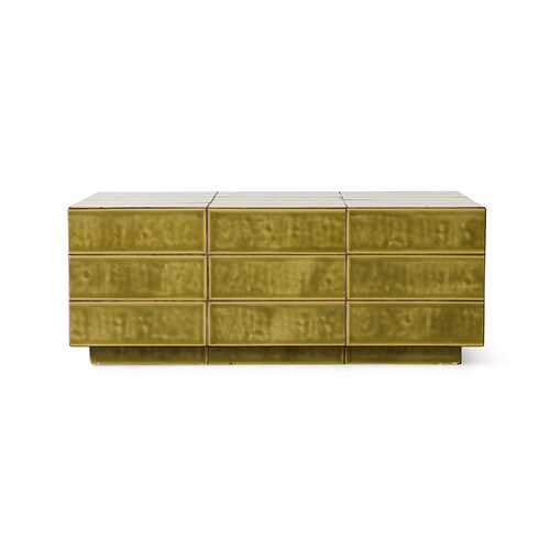 HKliving Tiled Coffee Table - Sage HKliving Tiled Coffee Table - Sage