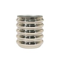 Bloempot Jardin - Chrome 45x45 cm