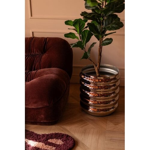Bloempot Jardin - Chrome 45x45 cm