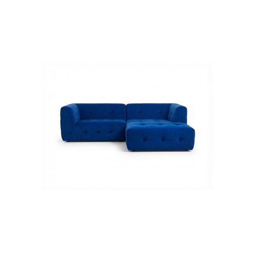 COMF Collection Napoli zetel - Opstelling: 1.5-zit arm L + Divan R - Stof: Eight Cobalt (cat. F) COMF Collection Napoli zetel - Opstelling: 1.5-zit arm L + Divan R - Stof: Eight Cobalt (cat. F)