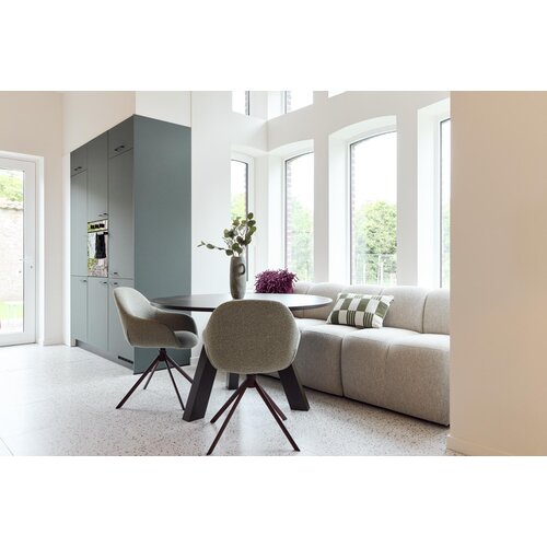 Woood Mojo Eetbank (164 cm) - Bouclé Beige Melange Woood Mojo Eetbank (164 cm) - Bouclé Beige Melange