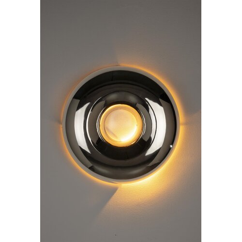 Dutchbone Muurlamp Foodies - Delight Shiny Silver Dutchbone Muurlamp Foodies - Delight Shiny Silver