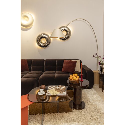 Dutchbone Muurlamp Foodies - Delight Shiny Silver Dutchbone Muurlamp Foodies - Delight Shiny Silver