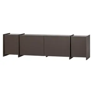 Woood Brock Tv Meubel 200 cm - Middenbruin Woood Brock Tv Meubel 200 cm - Middenbruin