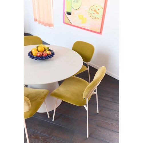 Woood Ronde Eettafel Jorre Ø120 CM - Antiek Beige Woood Ronde Eettafel Jorre Ø120 CM - Antiek Beige