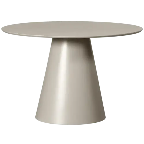 Woood Ronde Eettafel Jorre Ø120 CM - Antiek Beige Woood Ronde Eettafel Jorre Ø120 CM - Antiek Beige