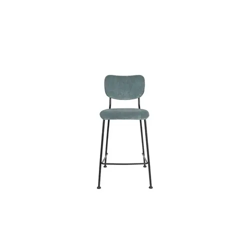 Zuiver Set van 3 Benson Barstoelen - Grey Blue (64,5 cm zithoogte) Zuiver Set van 3 Benson Barstoelen - Grey Blue (64,5 cm zithoogte)