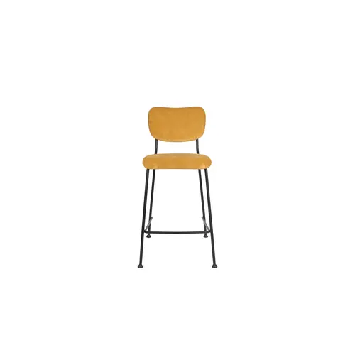 Zuiver Set van 2 Benson Barstoelen - Ochre (64,5 cm zithoogte) Zuiver Set van 2 Benson Barstoelen - Ochre (64,5 cm zithoogte)