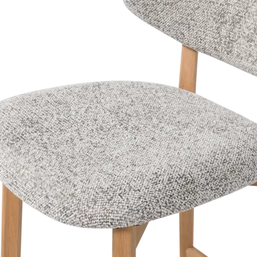 Woood Set van 2 Barstoelen Udar - Naturel Woood Set van 2 Barstoelen Udar - Naturel