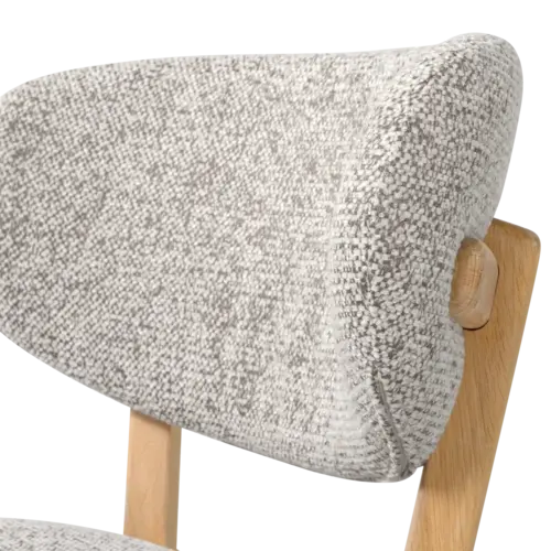 Woood Set van 2 Barstoelen Udar - Naturel Woood Set van 2 Barstoelen Udar - Naturel