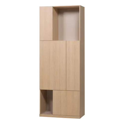 Woood Build Opbergkast 80 cm - Naturel Woood Build Opbergkast 80 cm - Naturel