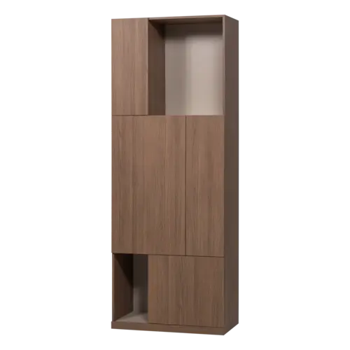 Woood Build Opbergkast 80 cm - Bruin Woood Build Opbergkast 80 cm - Bruin