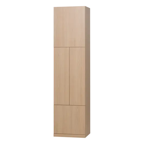 Woood Build Smalle Opbergkast 54 cm - Naturel Woood Build Smalle Opbergkast 54 cm - Naturel